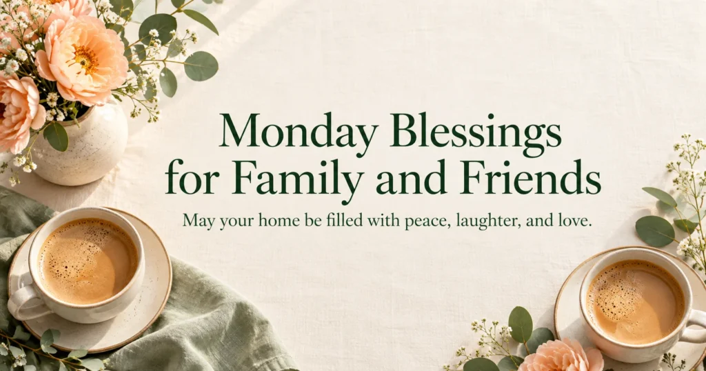 Monday Blessings for Family and Friends