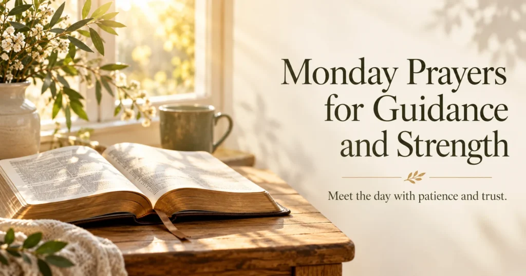 Monday Prayers for Guidance and Strength