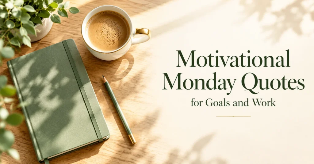 Motivational Monday Quotes for Goals and Work