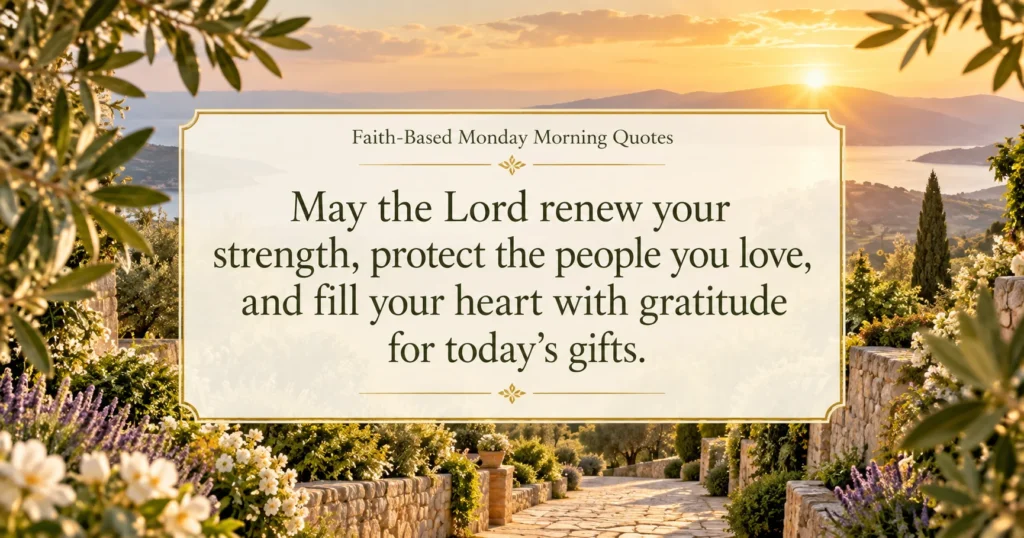 Peaceful Monday Wishes for the Week Ahead