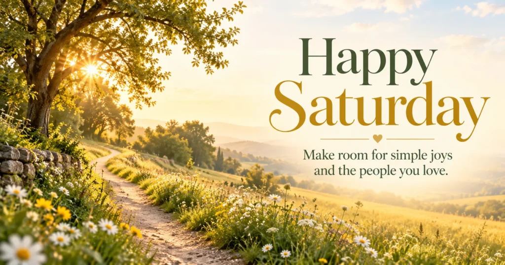 Quick Saturday Captions for Your Weekend Moments