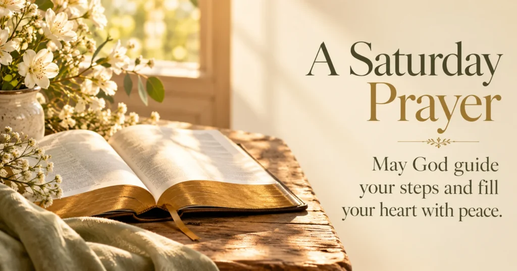 Short Saturday Prayer Text for Social Posts