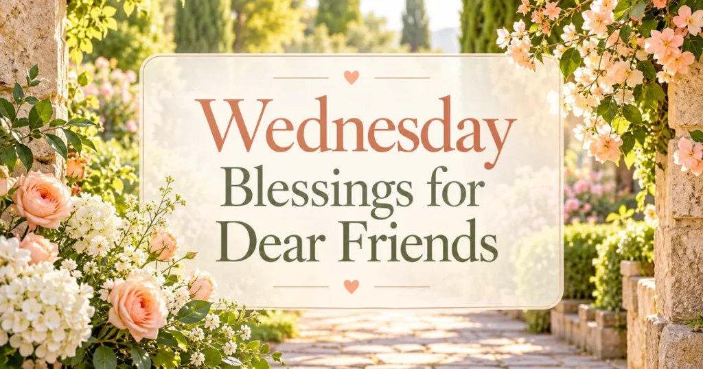 Wednesday Blessings for Dear Friends