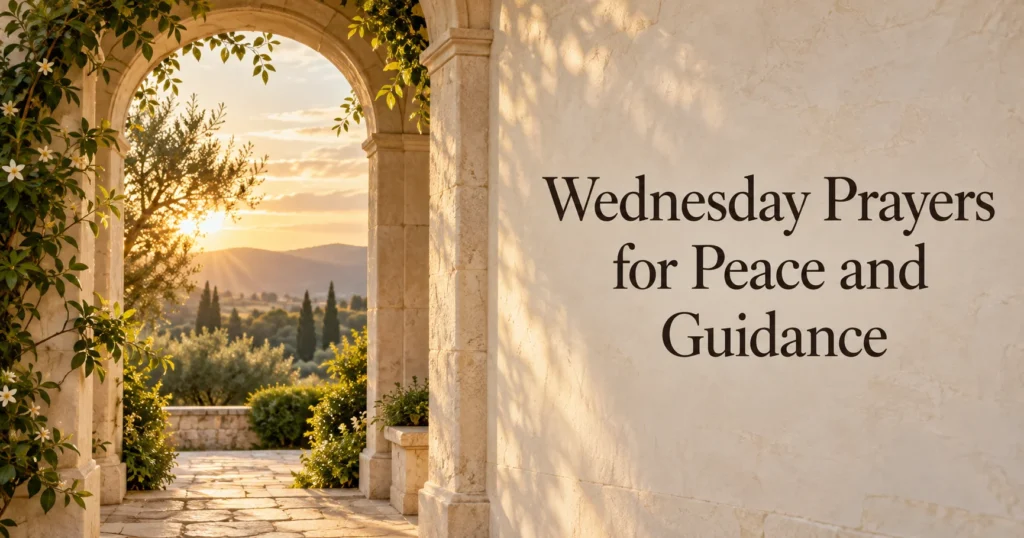 Wednesday Prayers for Peace and Guidance